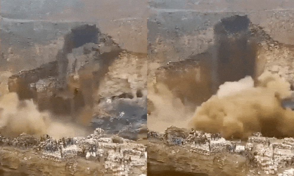 Kinh hoàng cảnh tượng đất đá đổ sập khiến ít nhất 70 người thiệt mạng 