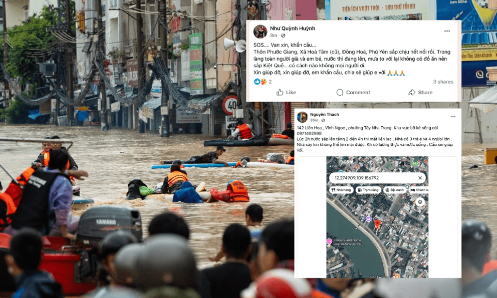 Ngày thứ 2 ngập lụt: Mạng xã hội dồn dập lời kêu cứu, người già kiệt sức, trẻ nhỏ bất tỉnh giữa cơn lũ lịch sử