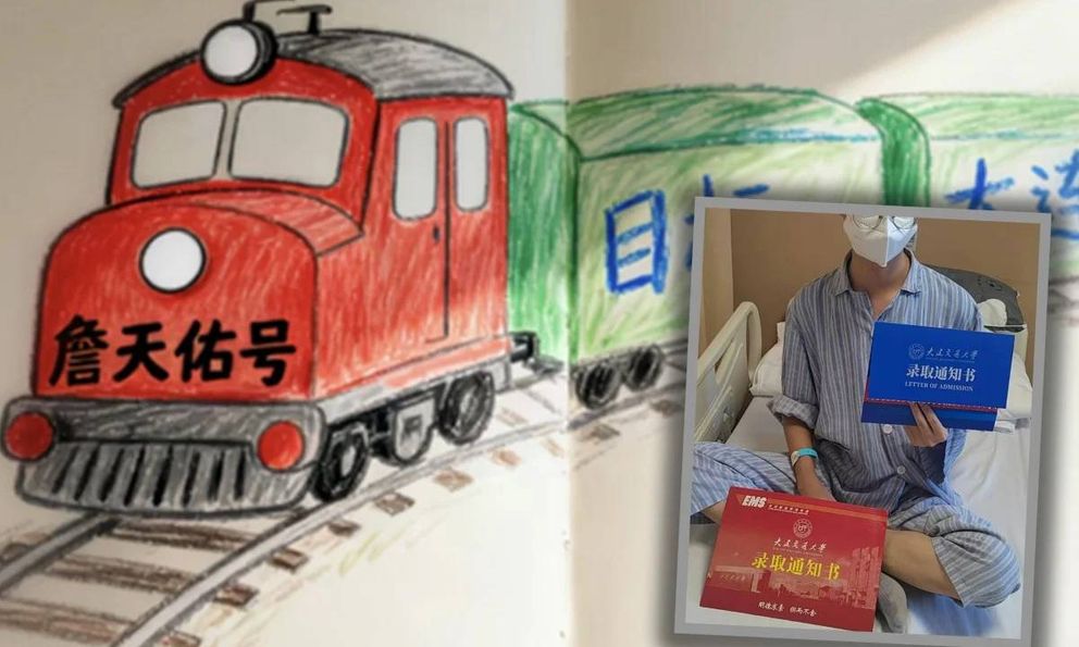 Bức tranh vẽ đoàn tàu khiến hàng triệu người bật khóc