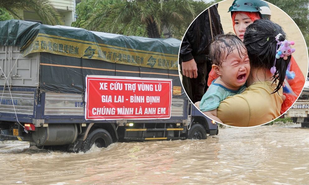 Hàng nghìn lời kêu gọi cứu trợ đồng bào đang oằn mình trong cơn lũ lịch sử: Tất cả vì miền Trung thương yêu! 