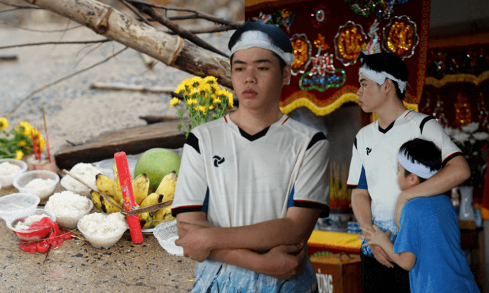 Tang thuơng cảnh 3 anh em mồ côi vì tin đồn vỡ đập: 