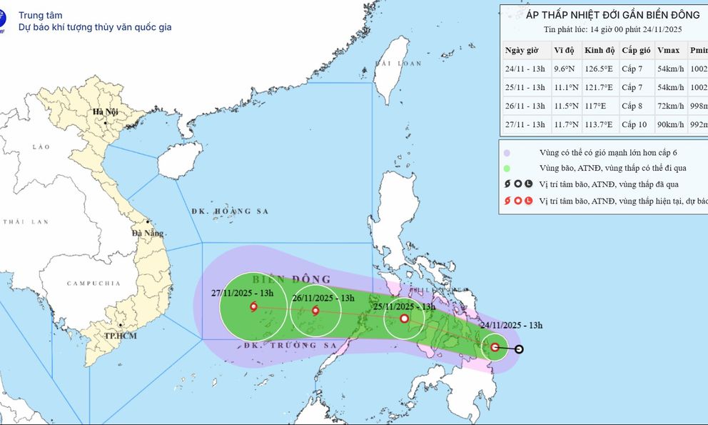 Biển Đông khả năng có bão số 15: Công điện khẩn gửi 14 tỉnh thành, 7 bộ 