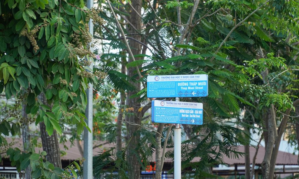 Ngôi trường ở miền Tây có cổng trường mang tên 9 nhánh sông Cửu Long, cả khuôn viên như “bảo tàng sống”