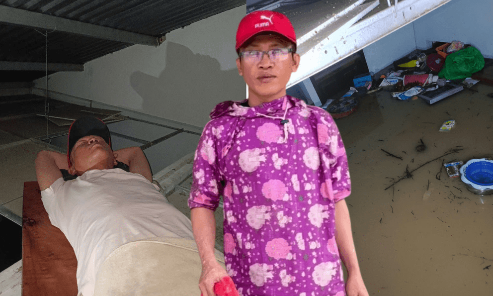 2 ngày 1 đêm “sinh tồn” trên trần nhà của người đàn ông Khánh Hoà