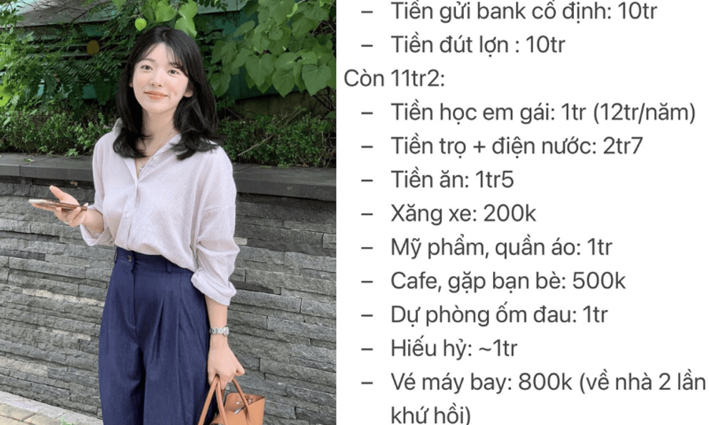 Lương 31 triệu, tiết kiệm 20 triệu: Còn 11 triệu tiêu mãi không hết!