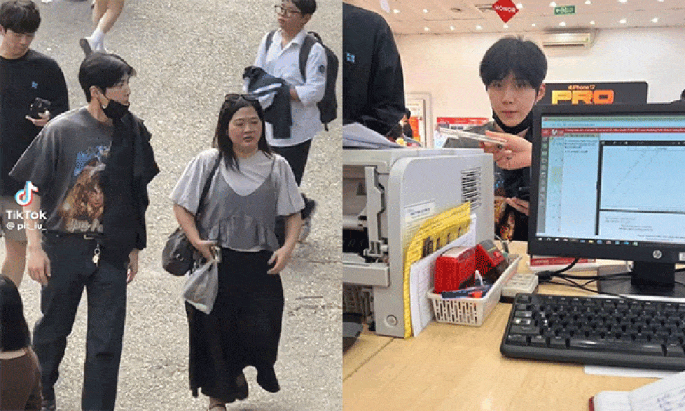 Kim Seon Ho dạo phố Hà Nội, mua cốm, mua cả... Iphone!