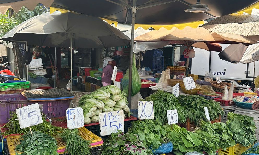 Cập nhật giá rau như 