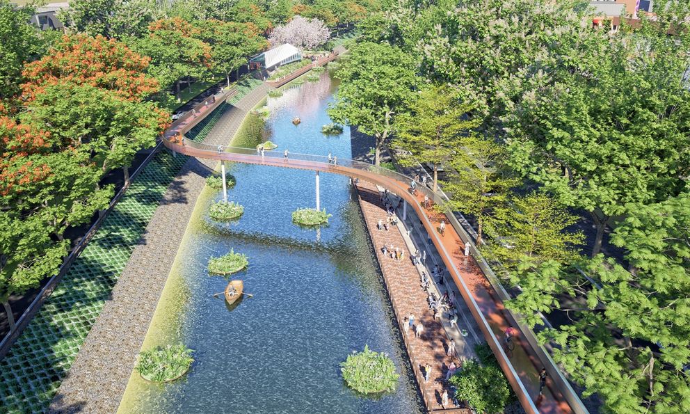 Hà Nội chính thức khởi công dự án công viên hơn 4.665 tỷ đồng hai bên sông Tô Lịch