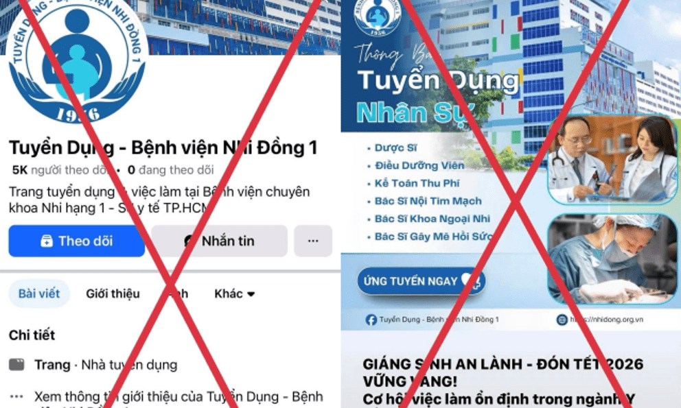 Bệnh viện Nhi Đồng 1 cảnh báo khẩn