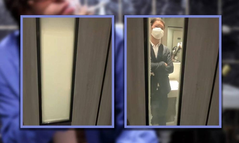 Phát minh gây bão: Cửa nhà vệ sinh lập tức biến thành 