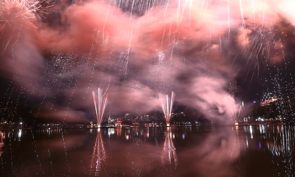 Pháo hoa Hà Nội bắn từ 23h45 đêm giao thừa: Lý do bất ngờ liên quan dãy số 2345
