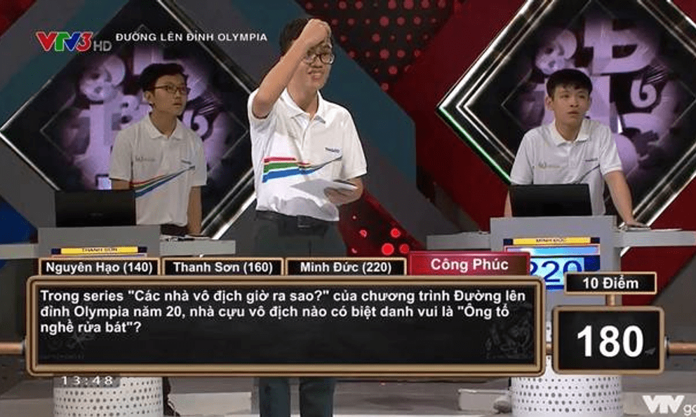 Sau hơn 2 thập kỷ, đây được coi là câu hỏi Olympia có nội dung 