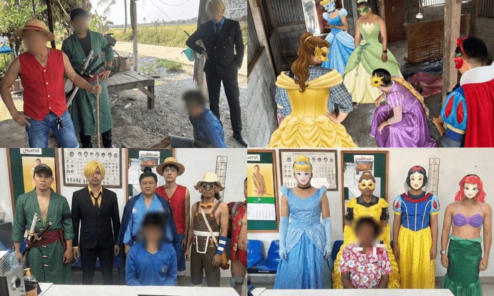 Luffy ngừng tìm kho báu, cùng Bạch Tuyết, Lọ Lem... truy quét ma túy: Chuyện gì đang xảy ra ở đồn cảnh sát này?