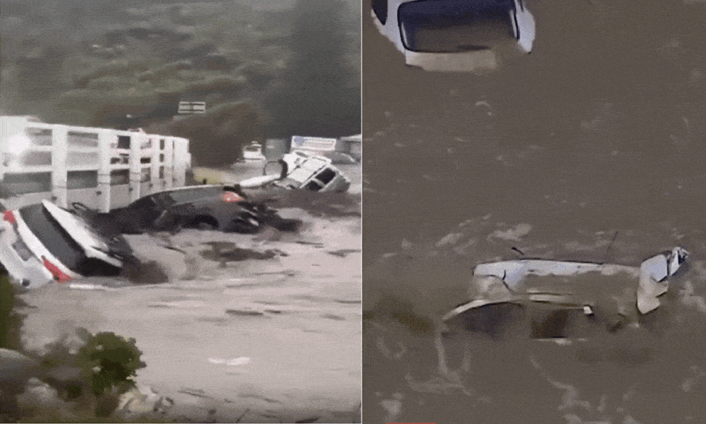 Hoảng loạn cảnh lũ dữ càn quét Australia, ô tô bị cuốn lật dưới cầu, hàng trăm người tháo chạy trong đêm