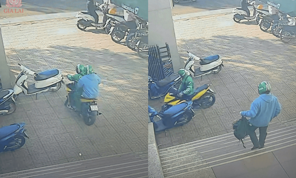 Hé lộ đặc điểm nhận dạng 2 kẻ cướp 1,8 tỷ đồng tại ngân hàng: Đội mũ Grab, chạy Exciter, một giọng Bắc - một giọng Nam