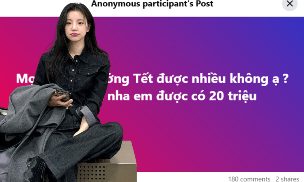 “Thưởng Tết năm nay ĐƯỢC CÓ 20 triệu”