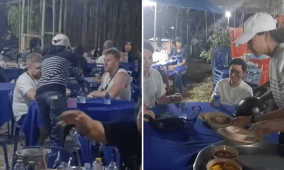 Du khách nhầm đám tang là nhà hàng nên bước vào gọi món, được chủ nhà mời ở lại dùng bữa luôn cùng gia đình