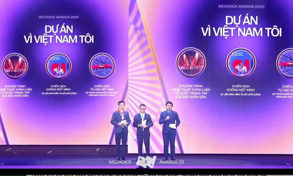 3 dự án vì Việt Nam được gọi tên tại WeChoice Awards 2025: Khi lòng yêu nước được kể bằng ngôn ngữ của thời đại mới