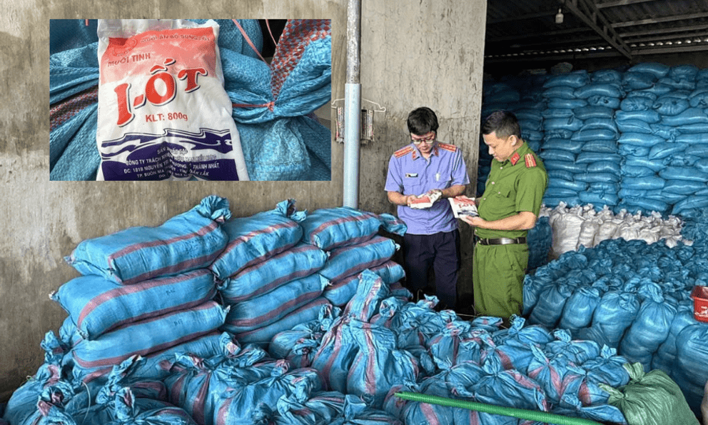 Nữ giám đốc gần 70 tuổi vẫn điều hành đường dây bán muối I-ốt giả, tung ra thị trường 1.700 tấn một năm