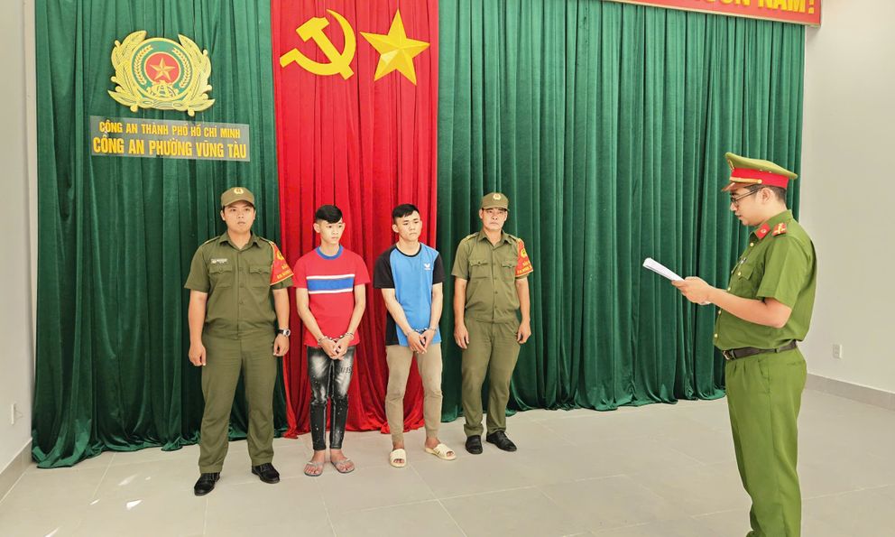 2 thanh niên dùng dao tấn công 3 du khách giữa đêm ở Vũng Tàu