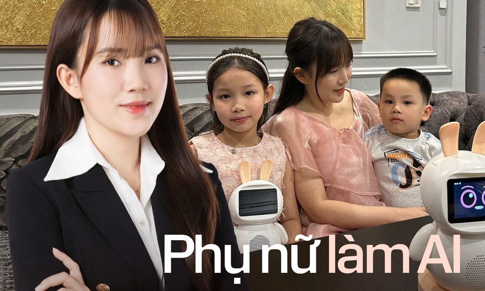 Nữ kỹ sư chế tạo robot AI nói chuyện với con: 