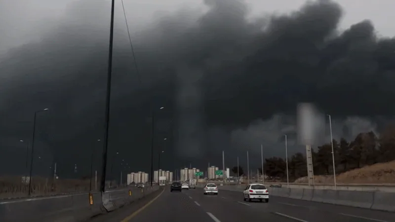 WHO cảnh báo về những cơn mưa đen tại Iran