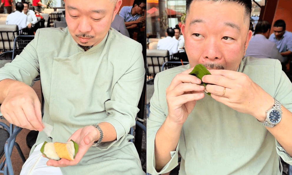 Khách Nhật thử món bánh chỉ từ 10.000 đồng của Việt Nam, ăn xong liền... chỉ tay vào nách