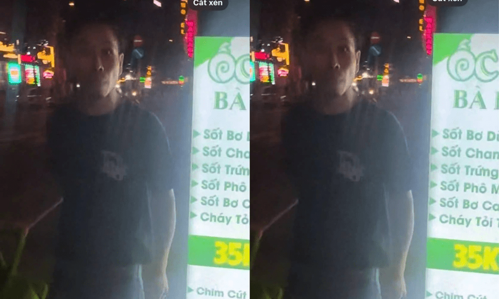 Đang chờ lấy đơn, shipper bị người đàn ông cầm ghế đánh tới tấp trước quán ốc ở TP.HCM