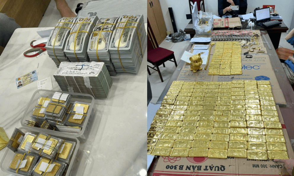 Cha mẹ Mr Pips Phó Đức Nam cấp tốc rút 125 tỷ đồng đi mua 314 cây vàng, đổi 500.000 USD sau khi con trai bị bắt