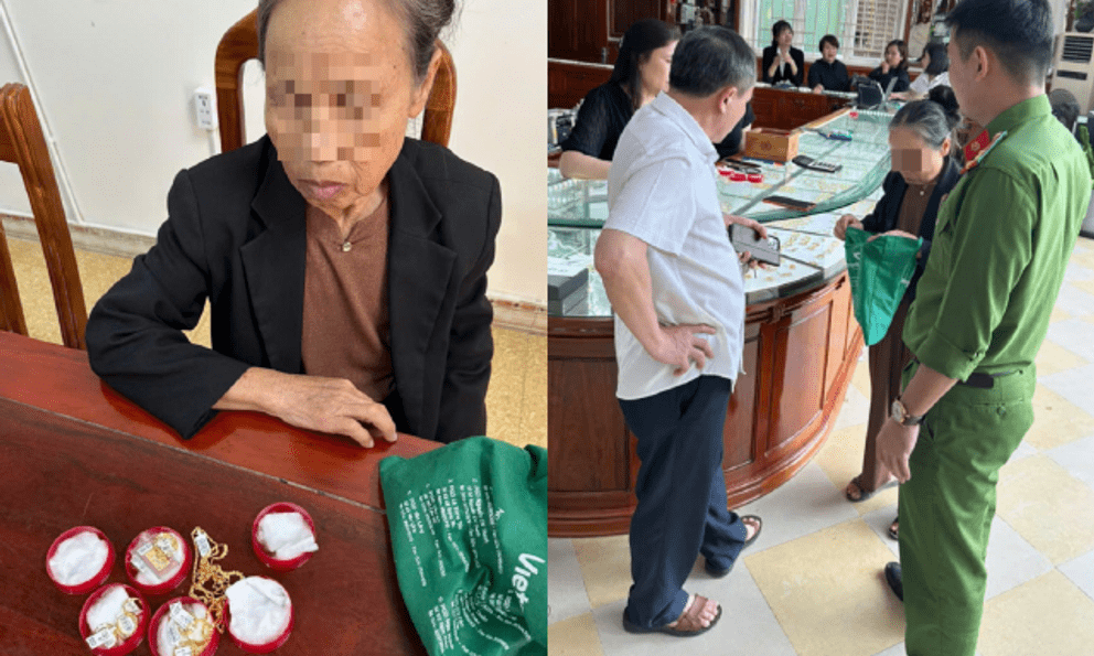 Cụ bà 70 tuổi ở Nghệ An đạp xe mang 19 chỉ vàng ra tiệm bán sau một cuộc gọi bí ẩn lúc gần trưa