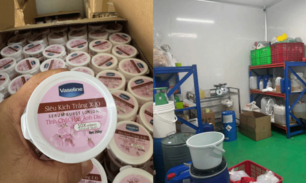 Kinh hoàng “công xưởng” kem trộn giữa TP.HCM: Phù phép hóa chất rẻ tiền thành mỹ phẩm OLAY, ABUTINE C3C, Bạch Ngọc Liên, Vaseline...