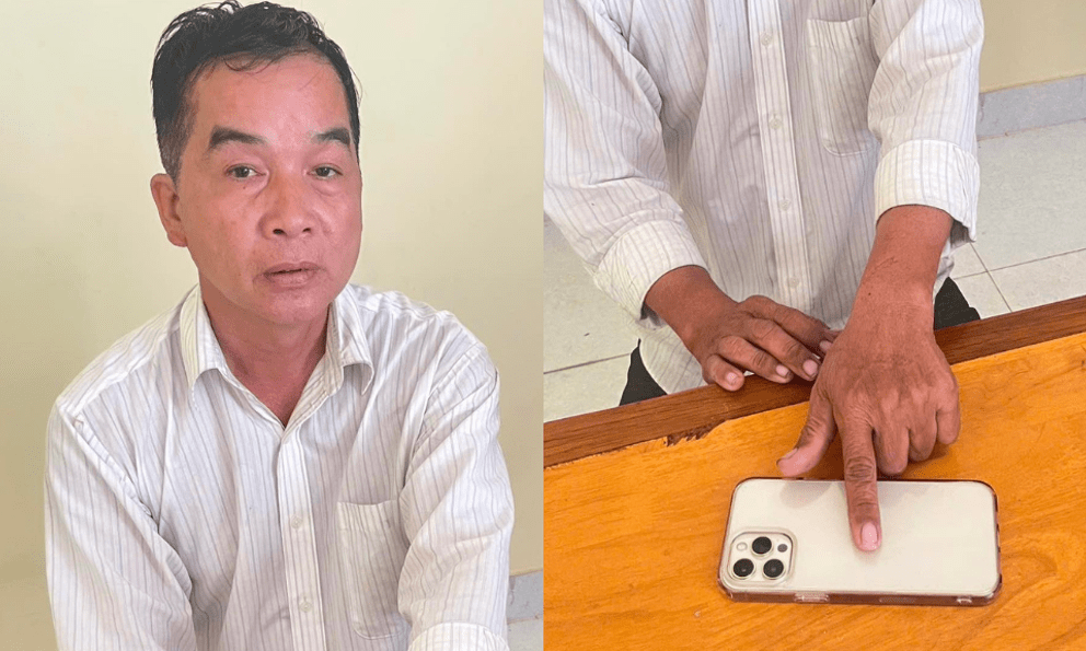 Người đàn ông đi xe đạp 