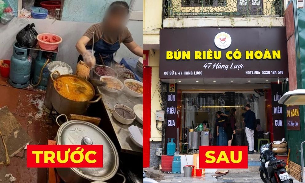 Quán bún riêu Hà Nội bị phạt 4,5 triệu sau vụ khách Trung chê bẩn: Lên đời chỗ mới, điều hoà khang trang
