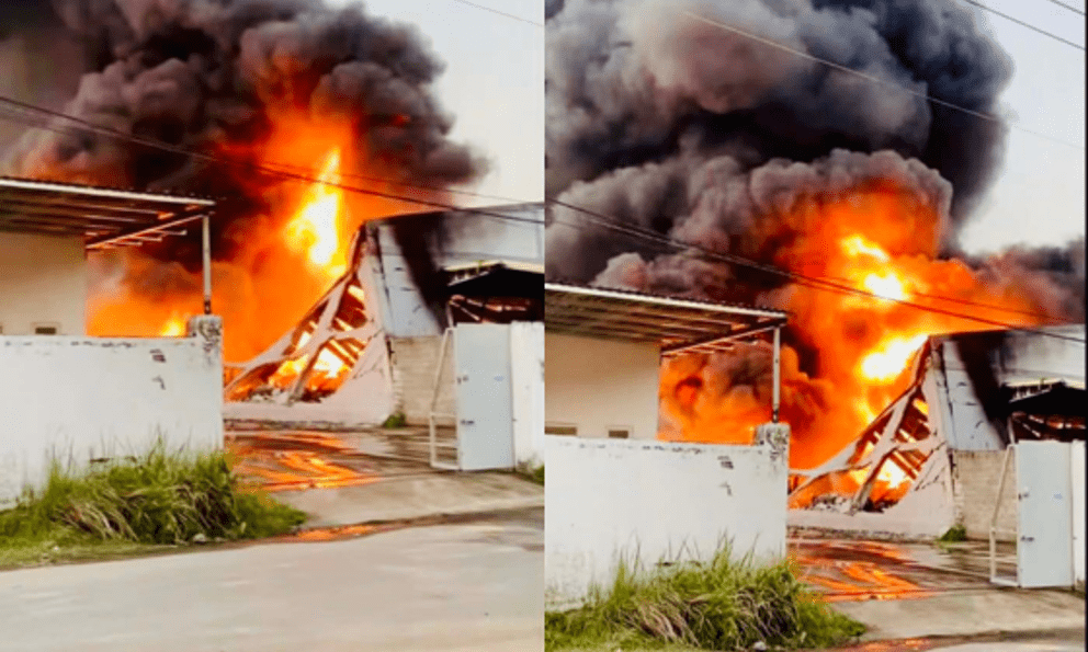 Cháy lớn kèm chuỗi tiếng nổ tại nhà kho TP.HCM, cột khói khổng lồ cao hàng chục mét