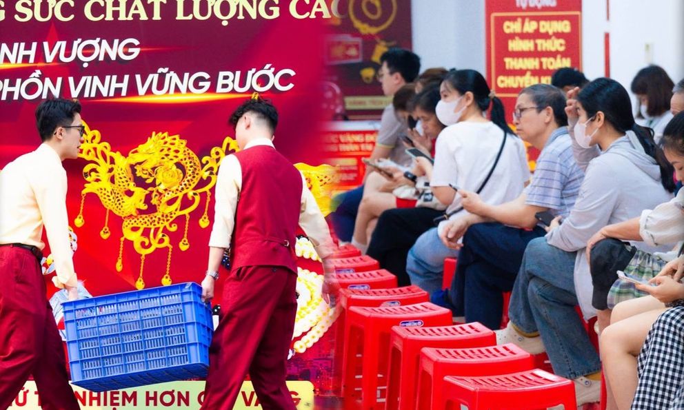 Ảnh, clip: Tình hình tại cửa hàng Bảo Tín Minh Châu sau thông tin khởi tố cựu Tổng giám đốc Công ty cùng con trai 