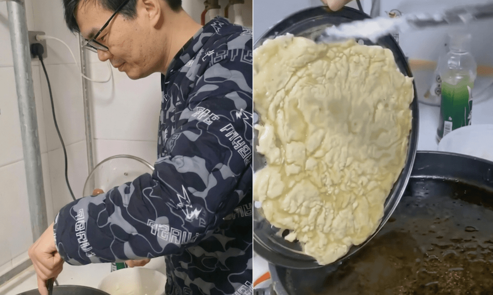 Tự làm bánh bao cho con, người cha bị chê 