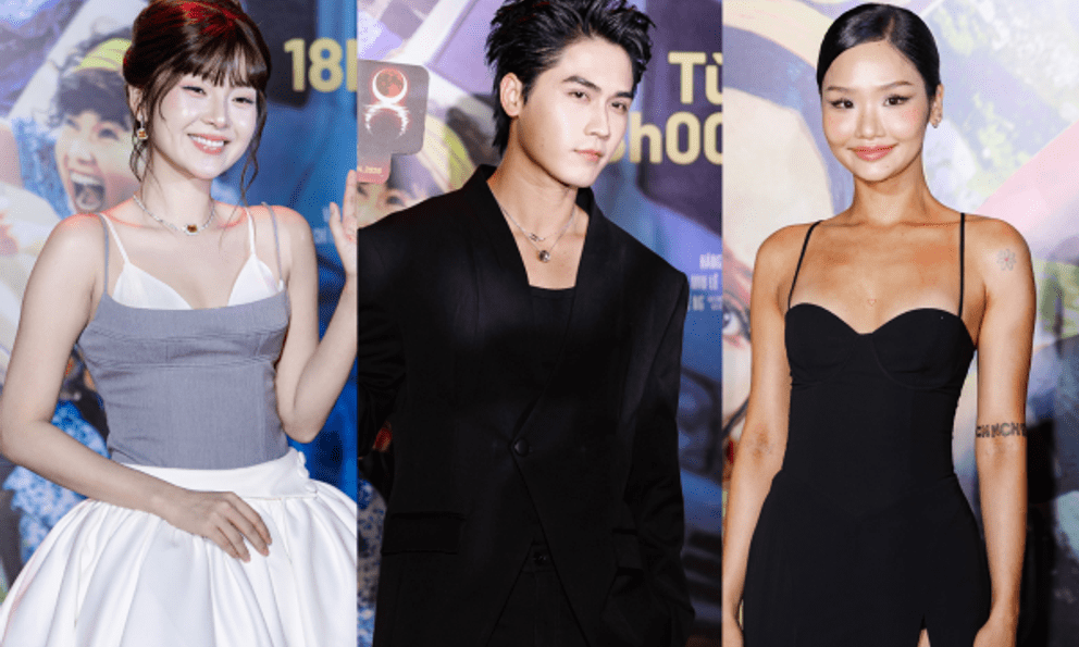 Thảm đỏ Đại Tiệc Trăng Máu 8: Tam Triều Dâng - Võ Điền Gia Huy đẹp đôi chết mất, visual Miu Lê gây sốc MXH