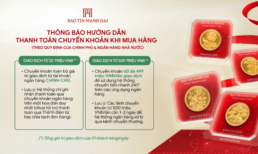 Ai sắp mua vàng ở Bảo Tín Mạnh Hải chú ý