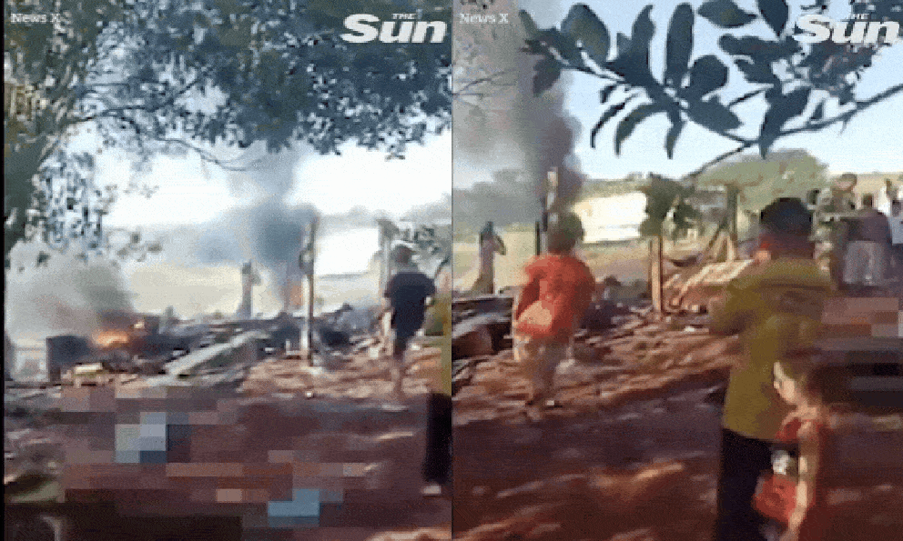 Rơi máy bay chở tiền, người dân tràn vào hiện trường lấy đi hàng triệu USD 