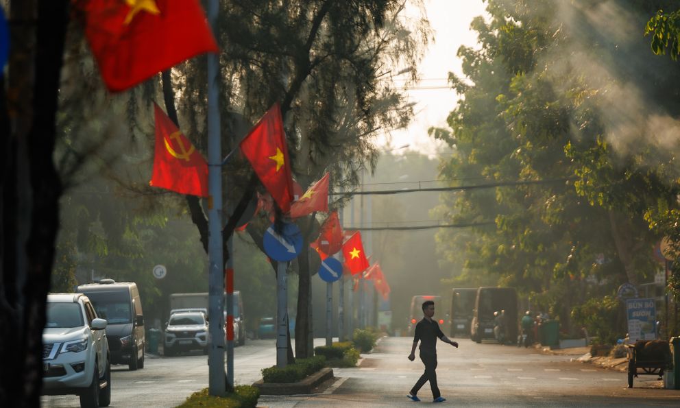 Những khoảnh khắc bình yên của TP.HCM trong sáng 30/4