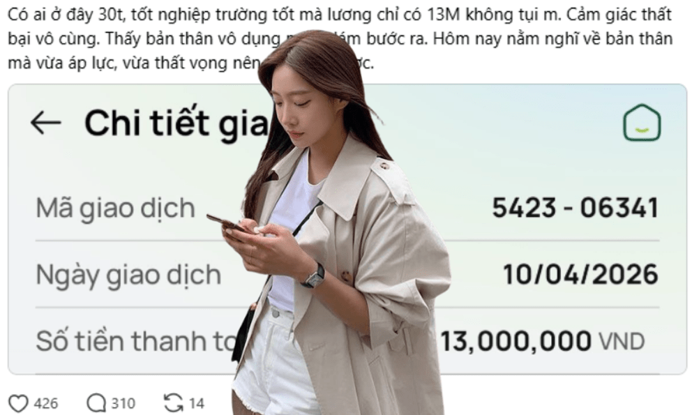 30 tuổi lương 13 triệu, nghỉ lễ nhưng không vui nổi
