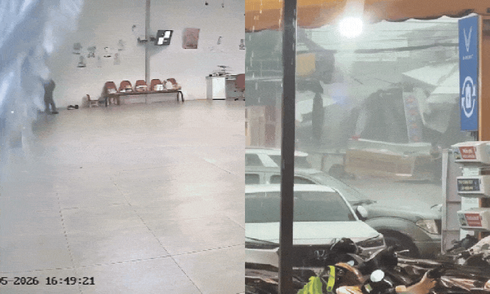 Kinh hoàng giông lốc ở Đắk Lắk: Tiệm vàng bị thổi bay hai tủ kính, chủ tiệm mất trắng cả tỷ đồng