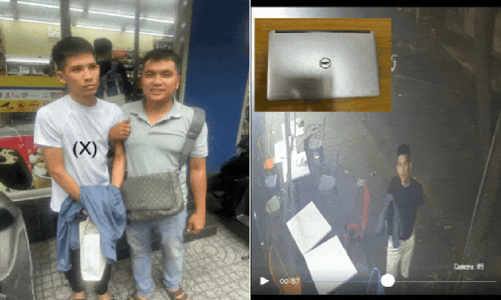 Bắt thanh niên đột nhập trường học trộm laptop ở TP.HCM