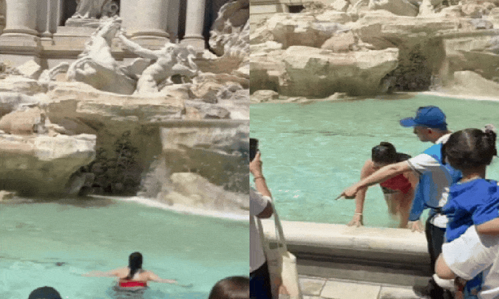 Nhảy xuống đài phun nước nổi tiếng tại Rome để quay TikTok, nữ du khách đối mặt hình phạt bị cấm cửa vĩnh viễn
