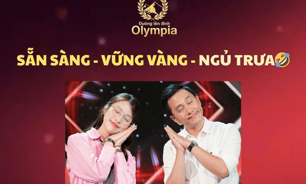 Đường Lên Đỉnh Olympia thông báo
