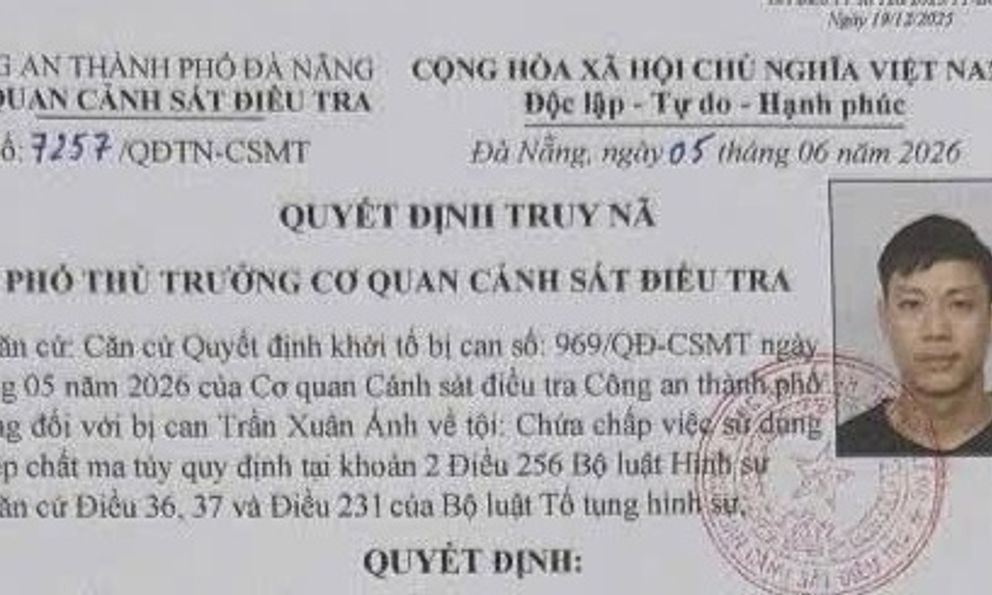 Truy nã Trần Xuân Ánh SN 1992, ai biết tung tích hãy liên hệ ngay SĐT 0905.447.407