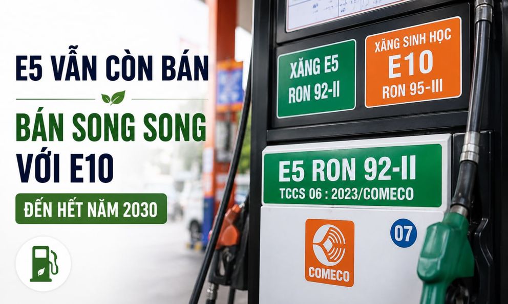 Xăng E5 bỗng dưng 