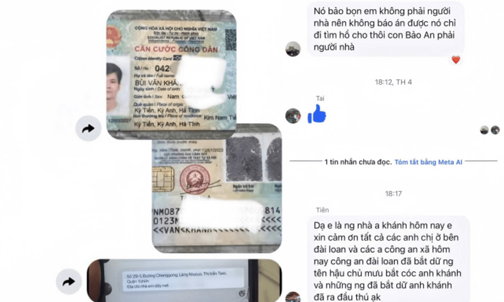 Lao động Việt bị bắt giữ, đòi 400 triệu đồng tiền chuộc tại Đài Loan: Gia đình nhận loạt video tra tấn, hoảng loạn khi nhận 