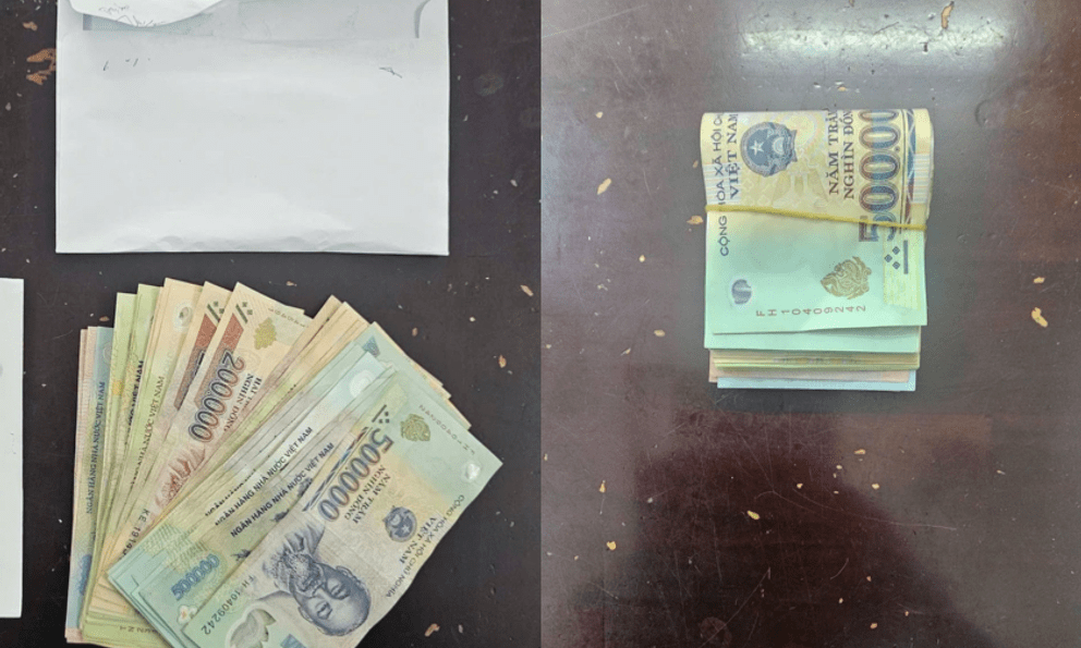 Nhặt được nhiều tờ 500.000 đồng buộc dây thun ở Công viên tại TPHCM, cô gái lập tức mang giao công an