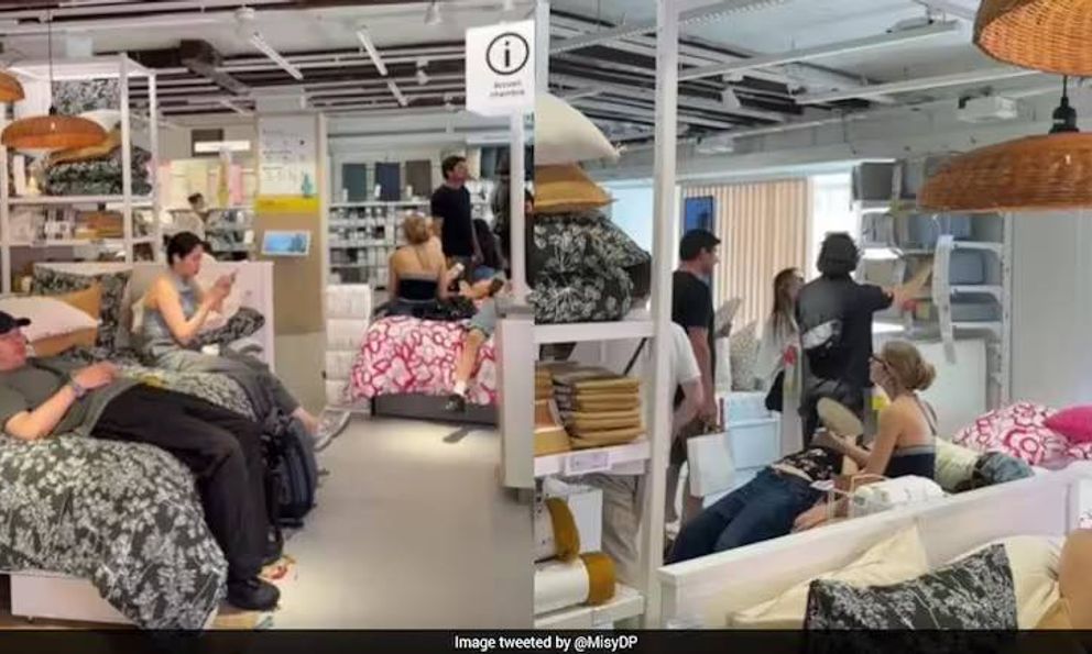 Cảnh lạ trong các cửa hàng IKEA giữa mùa nắng nóng kỷ lục tại Paris